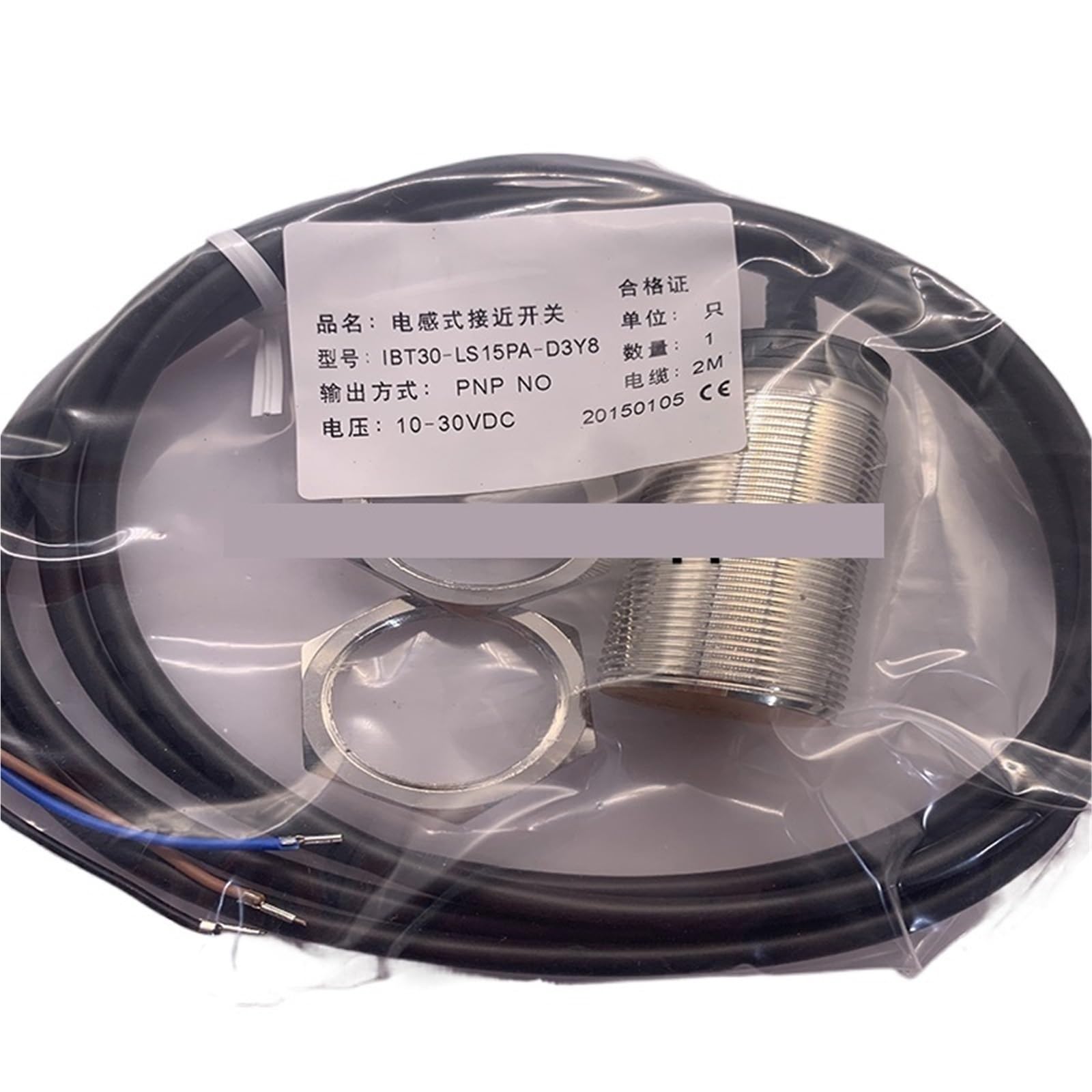 IBT12-LS04PA-D3Y2 sensor con salida PNP NO de alta sensibilidad para control de procesos 5