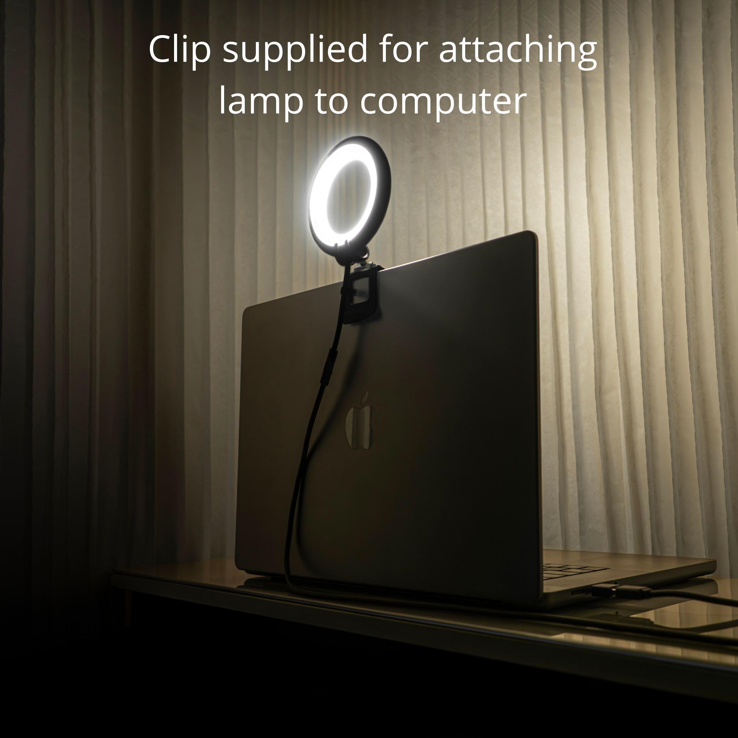 BILY Reading Lamp with Led, Desk Lamp, Bedside Lamp, with Perch and Clip, 3 in 1 Light Pack, USB Port, 3 Light Levels - Black - Image 4