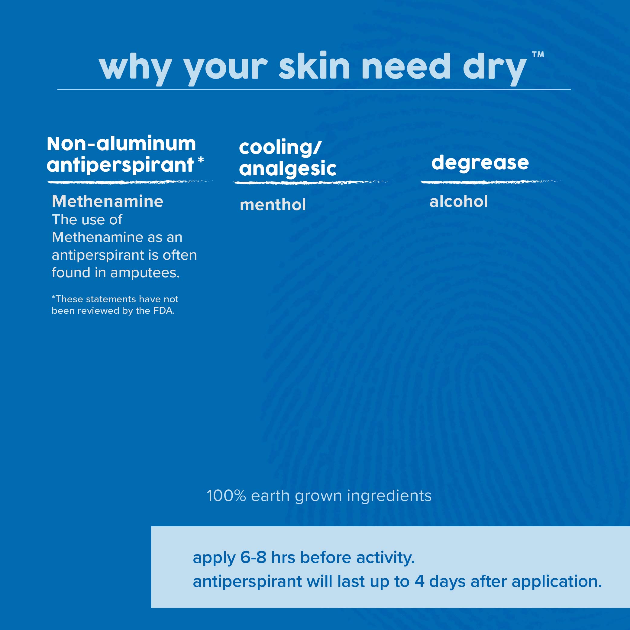 Buy RHINO SKIN SOLUTIONS Dry Antiperspirant Spray Solution to Enhance