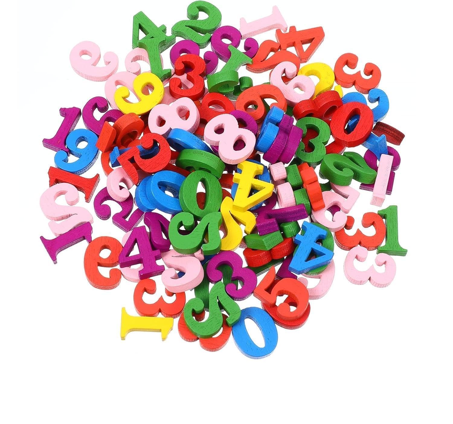 Mr. DIY Crafts 10 Pcs Colorful Wooden Numbers, 0-9 Unfinished Wood Numbers Blank Wood Clock Number, Calendar Number for DIY Crafts (10 Multi Colour, 15mm)-image-42