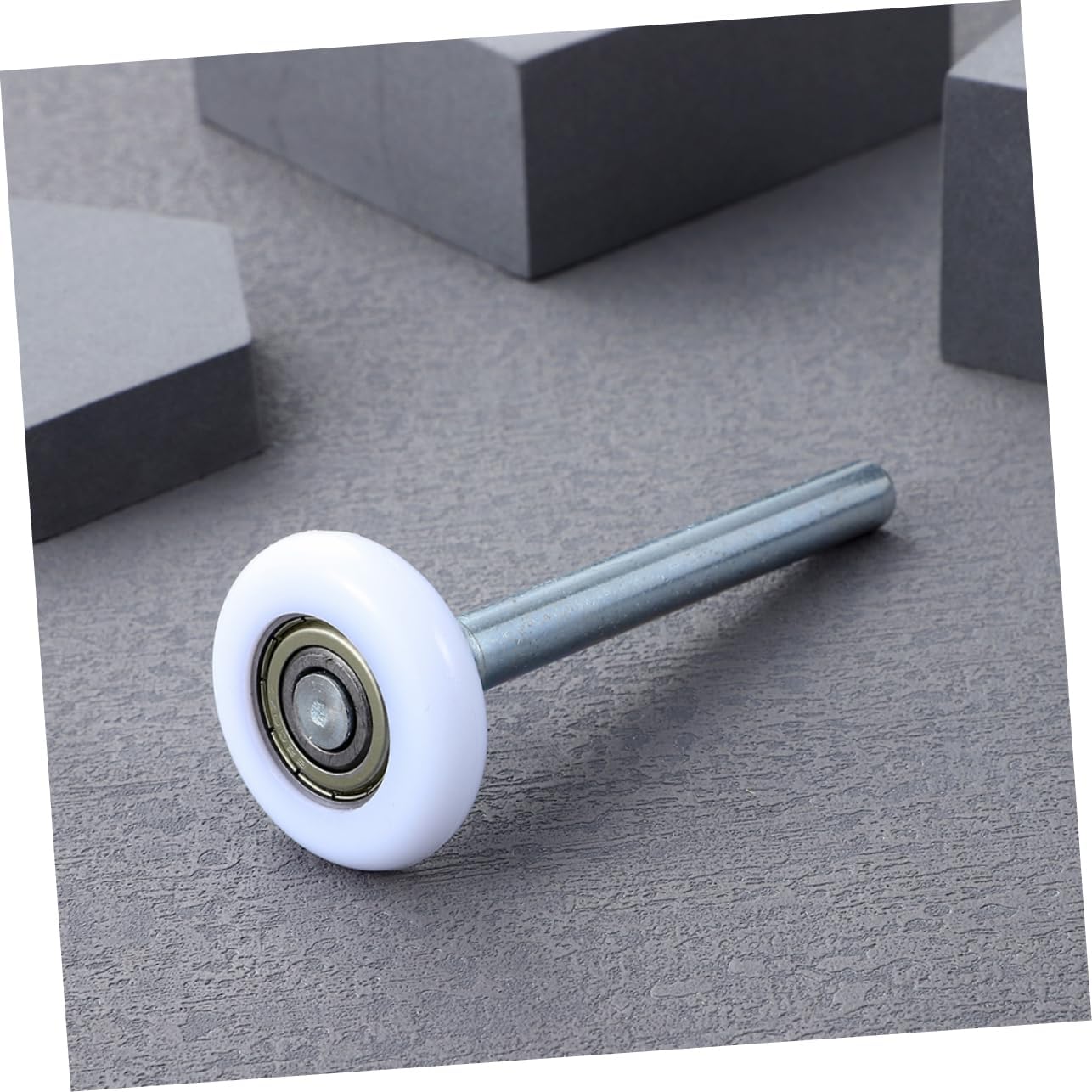 8pcs Garage Door Rollers Stem Replacement Nylon Rollers for Quiet Garage Door Operation