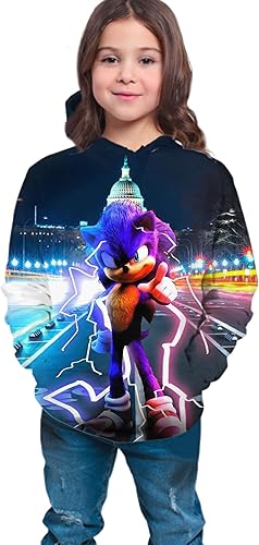 Vista 4 de Kids Hoodie Youth 3d Print Pullover Hooded Sweatshirts For Boys Girls