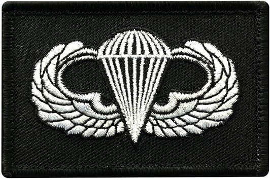 Jump Wings Paratrooper Hook Patch 3.0 X 2.0 AB-1