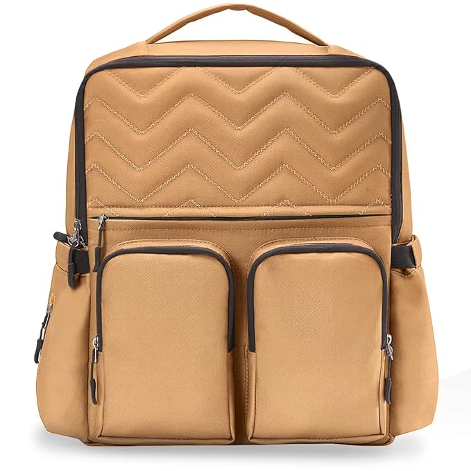 PACKNBUY Baby Diaper Bag Mom Mother Maternity Backpack (Navy Blue)