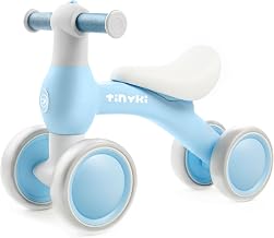 TINYKI Baby Bike 1 Year to 2 Without Pedals, 1 Year Child Bike, Balance Bike, Ultralight Ride, Children's Toys | Original Baby Gifts for Birthday