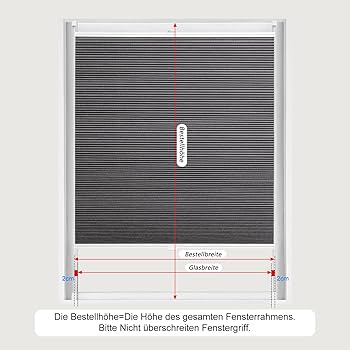 Allesin Plissee Oscurante A Nido D'Ape | 100% Opaco Grigio 40x100 Cm | Montaggio A Pressione Senza Foratura | Isolante Termico E Acustico