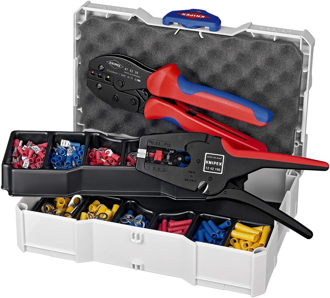 KNIPEX Surtido de crimpado para terminales de 14 piezas 265 mm, 97 90 22