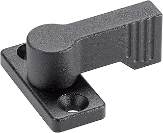 HALDER 24101.0202 Drehriegel, d1=17 mm, Schwarz