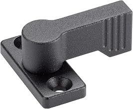 HALDER 24101.0202 Swivel latch, black, d1 = 17 mm