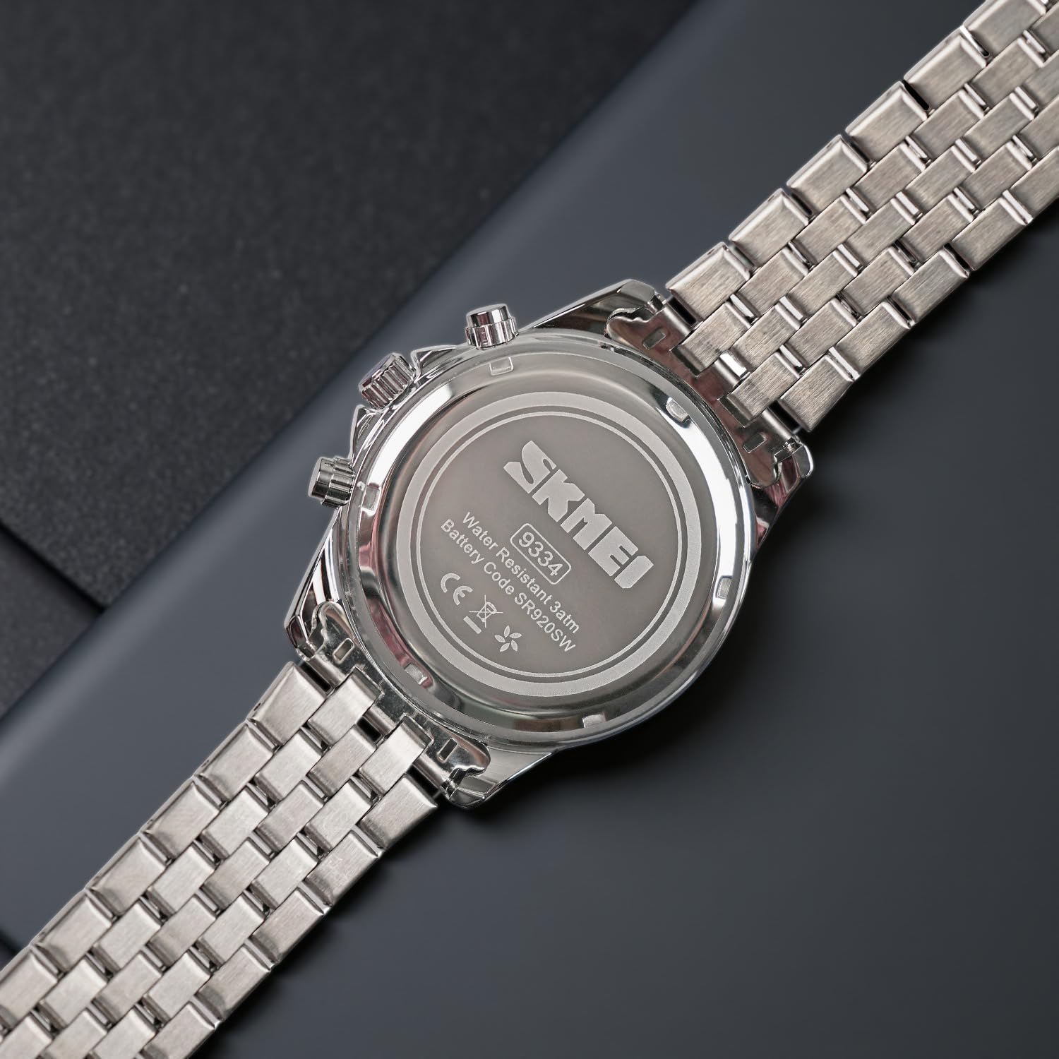 SKMEI 9334 Watch Back View