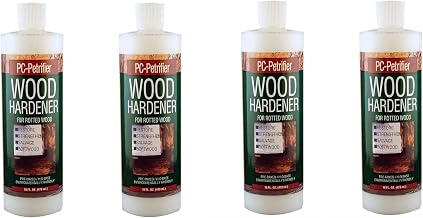 PC Products PC-Petrifier Water-Based Wood Hardener, 16oz, Milky White 164440, 16-Ounce (Fоur Расk)