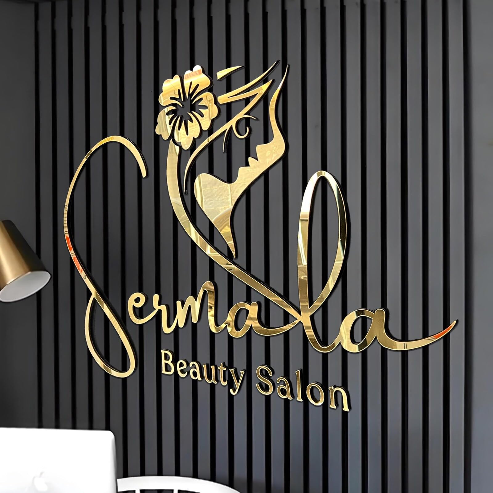 Custom Signage, Acyrlic Business Sign, 3D Business Sign, Beauty Salon