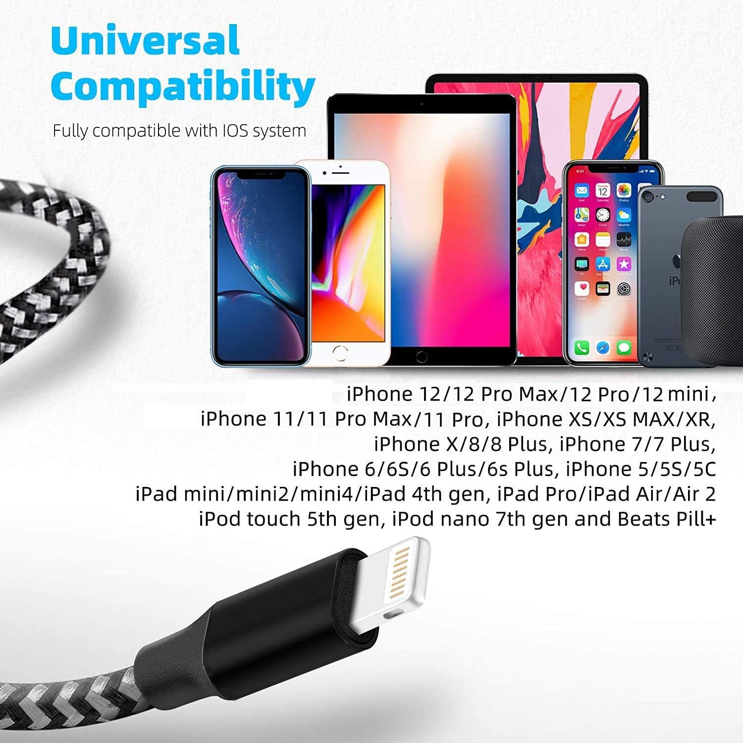 Fast iPhone Charger Cord,Apple USB C to Lightning Cable [Apple MFi Certified] 3Pack 10FT Super Quick iPhone Charging Cable,USBC to Lightning Cable For iPhone 14/13 Pro/12 MiNi/11/11Pro/XR/XS/8/AirPods