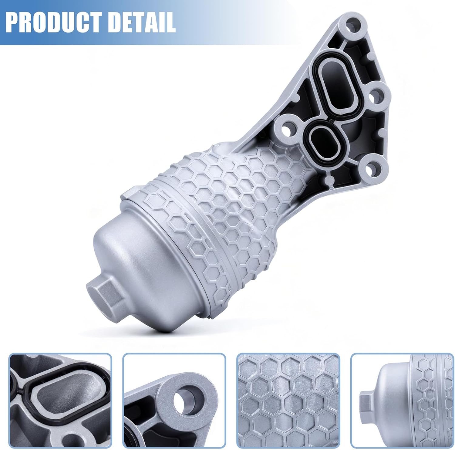 Sorello Oil Filter Housing Assembly Adapter Fit for Genesis G80 for Hyundai Genesis Palisade for Kia Cadenza Sedona Sorento Telluride 2.4L 3.3L 3.8L V6- Replace 26300-3LAA0 263003LAA0