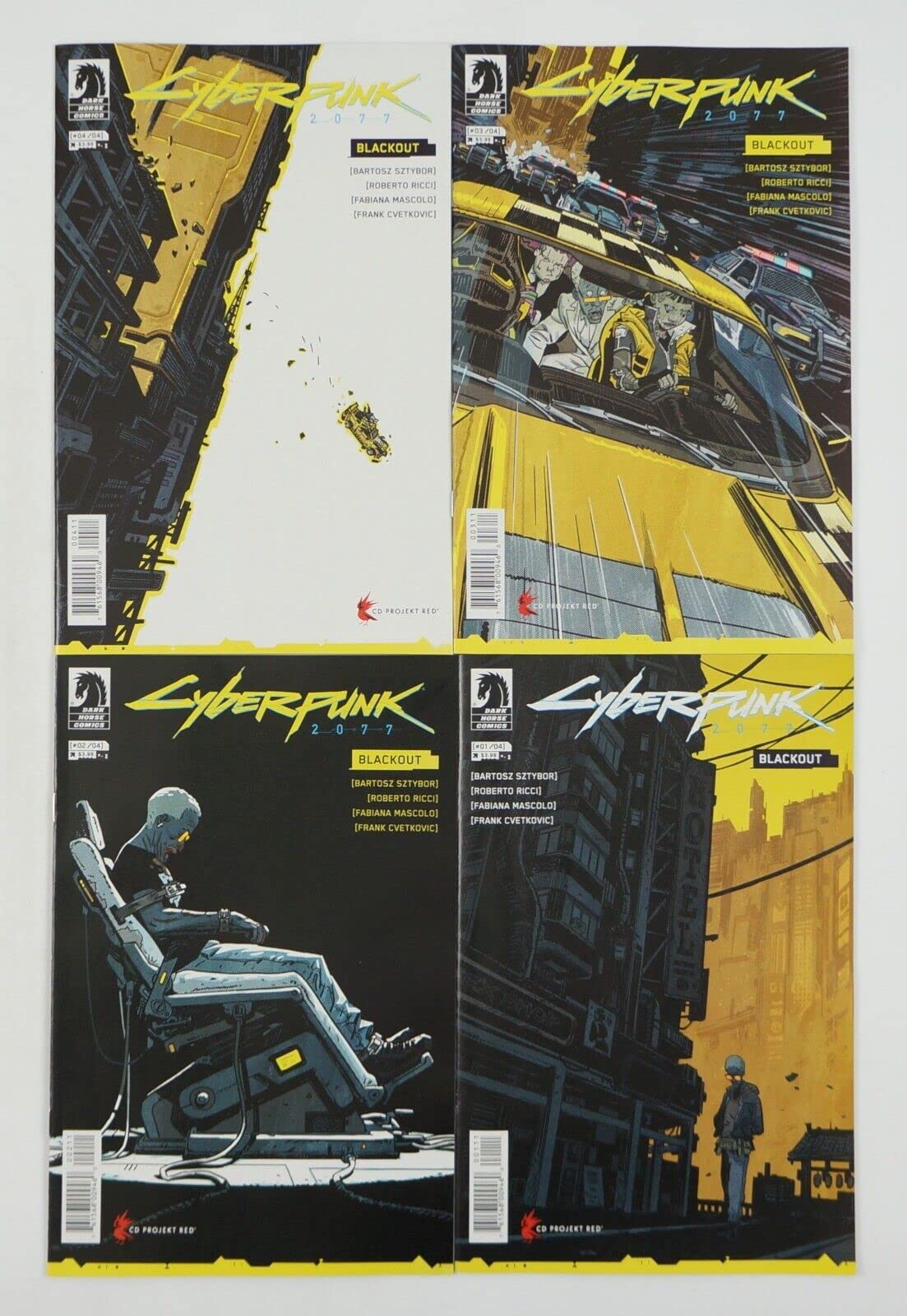 Cyberpunk 2077: Blackout #1 2 3 4 complete series