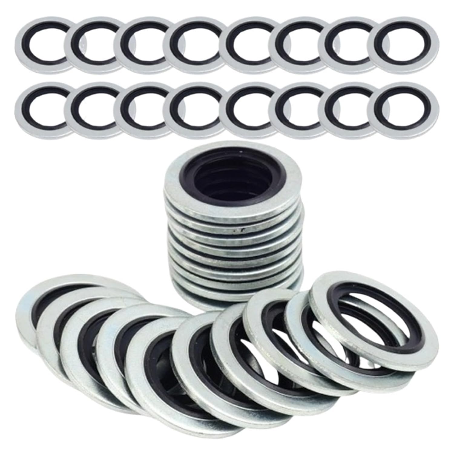 Car Oil Pan Drain Sealing Gasket Pad Engine Fit for Mazda Fit for Volvo Cleaning Machine 1005593(10pcs)