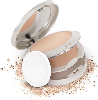Hilary Rhoda Slay All Day Compact | 2 in 1 Compact | Matte & Shimmer Finish | Moisture-Infused & With Sponge | 20g (Ivory... Price In India