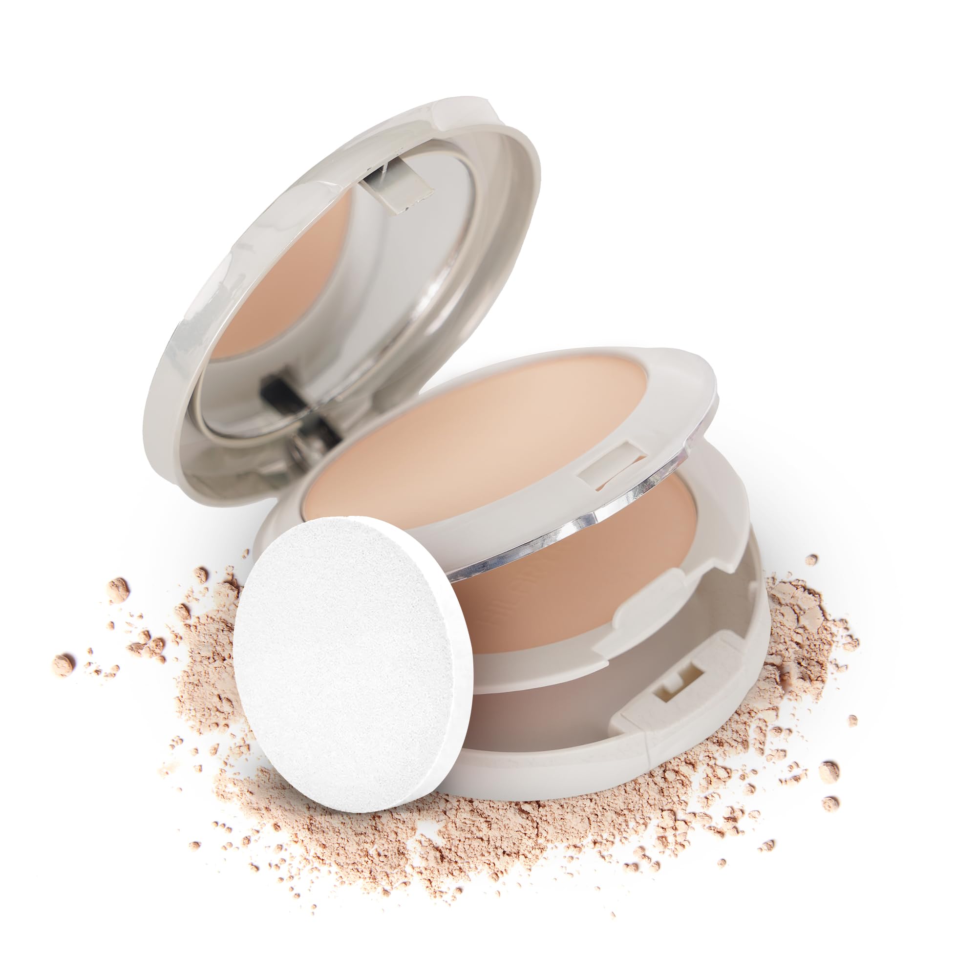 Hilary Rhoda Ivory Slay All Day Compact | 2 In 1 Compact | Matte & Shimmer Finish Compact | 9 To 9 Stay Compact | Moisture-Infused Compact | Compact With Sponge | Weightless Formula | 20G-image-15