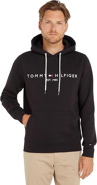 Tommy Hilfiger Erkek Kapüşonlu Core Tommy Logolu Kapüşonlu