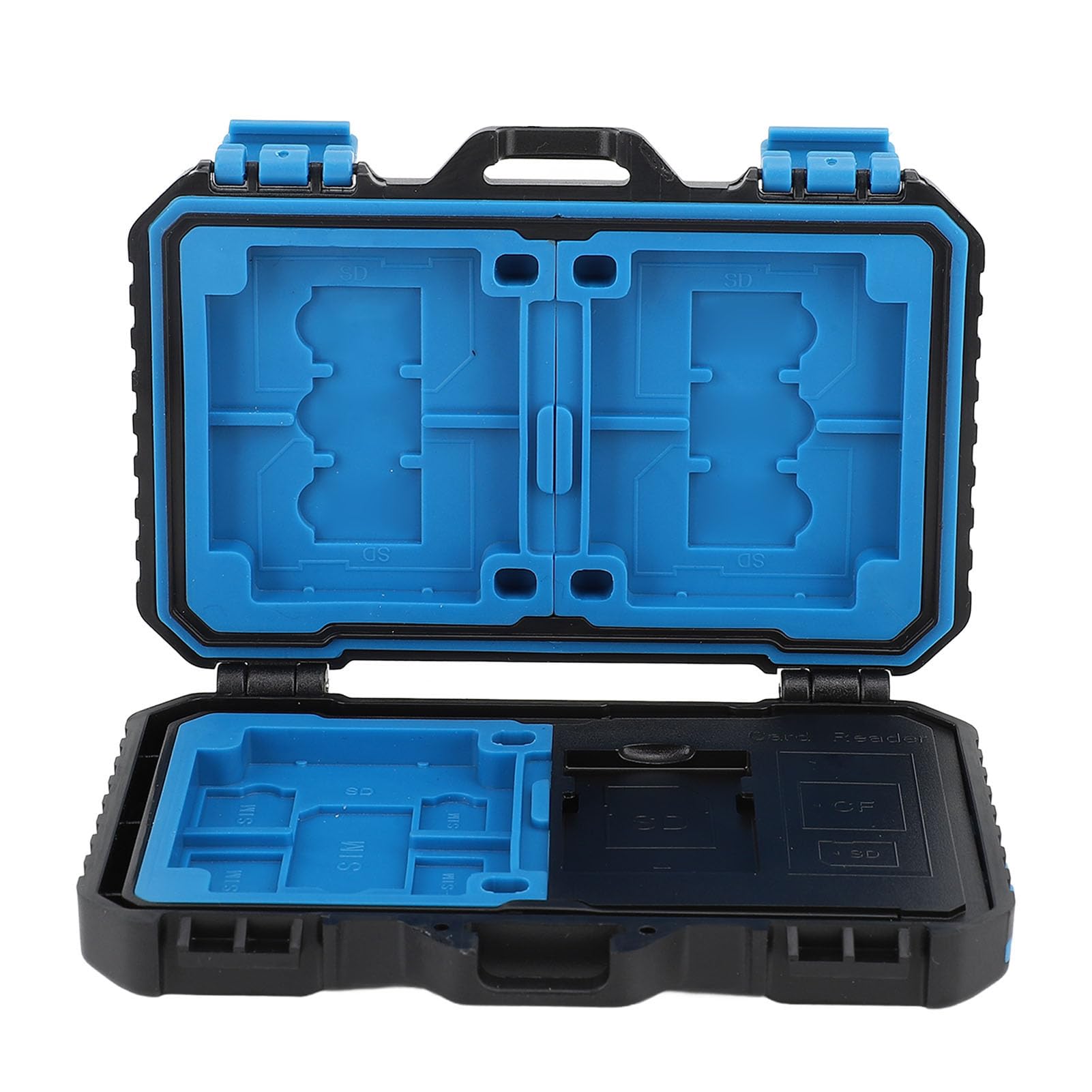 Memory Card Storage Case, Carrying Case, Compact Wear Shockproof Waterproof, Card Storage Box for SIM Card CF Storage Card Memory Card Card Pin, with USB 3.0 Port