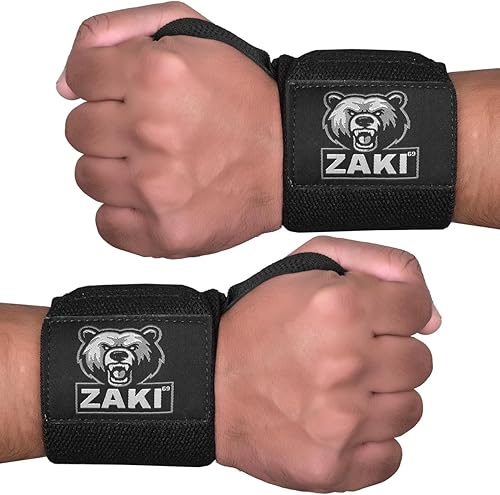 Muñequeras de levantamiento de pesas para hombres y mujeres, soporte profesional de muñeca de gimnasio para levantamiento de pesas, crossfit, prensa