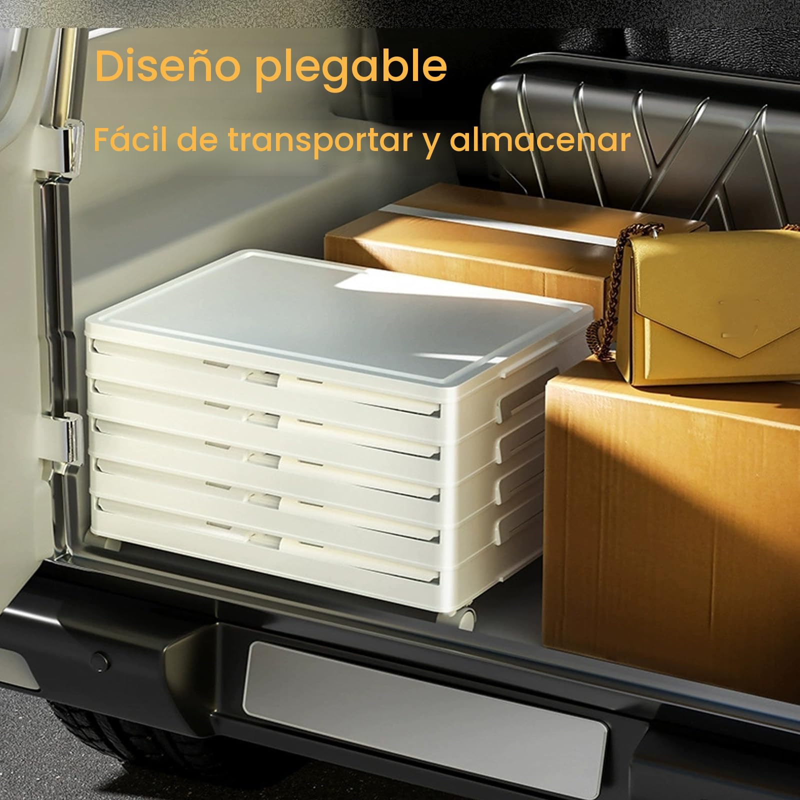 Caja de almacenamiento de 4 niveles a prueba de polvo, mesa de noche de plástico sobre ruedas, organizador para sala de estar, dormitorio, pasillo, oficina