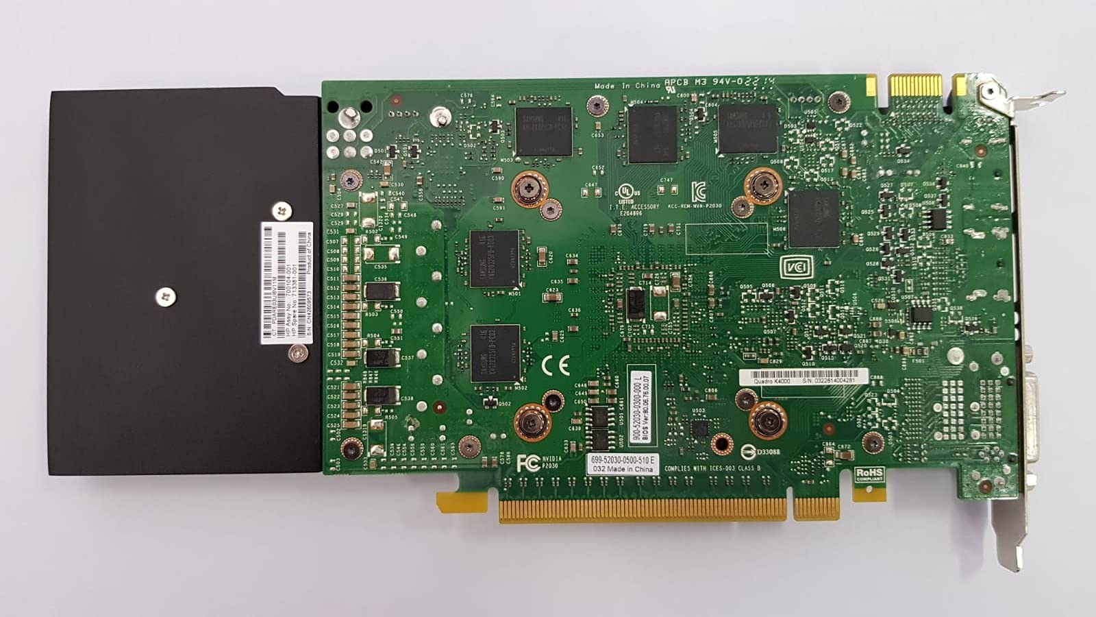 【中古】「非常に良い」HP NVIDIA Quadro k4000?3?GB gddr5ビデオグラフィックスカード713381???001?700104???001 Amazon.com: HP NVIDIA Quadro K4000 3GB GDDR5 Video Graphics Card