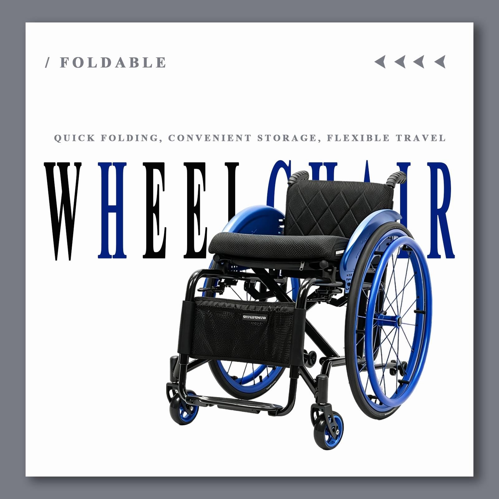 Fauteuil roulant léger,pliable portable,transport,alliage d'aluminium