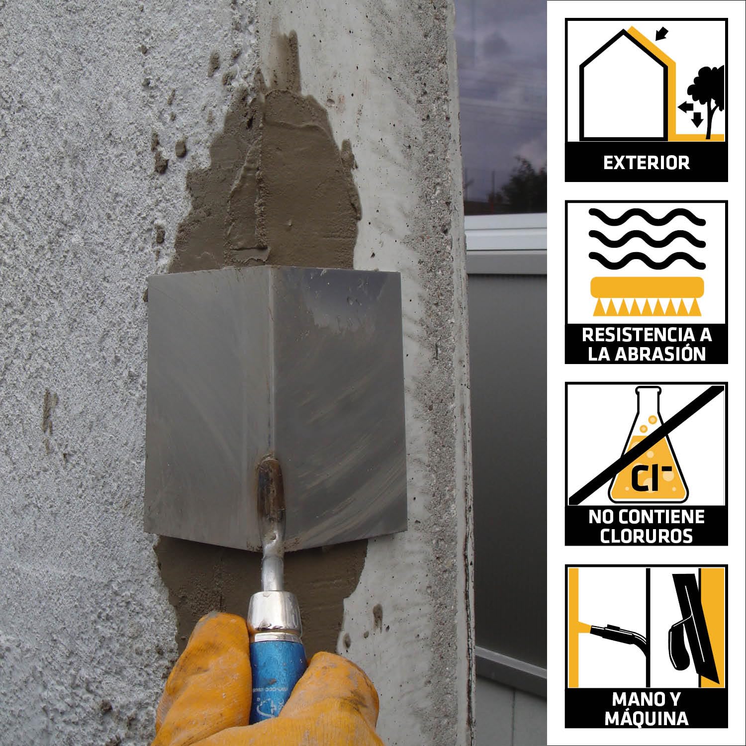 SIKA - Mortero cementoso - SikaMonoTop-4200 Multi Flow gris - reparación y refuerzo de estructuras - hormigón y estructuras marinas - clase R4-25 kg