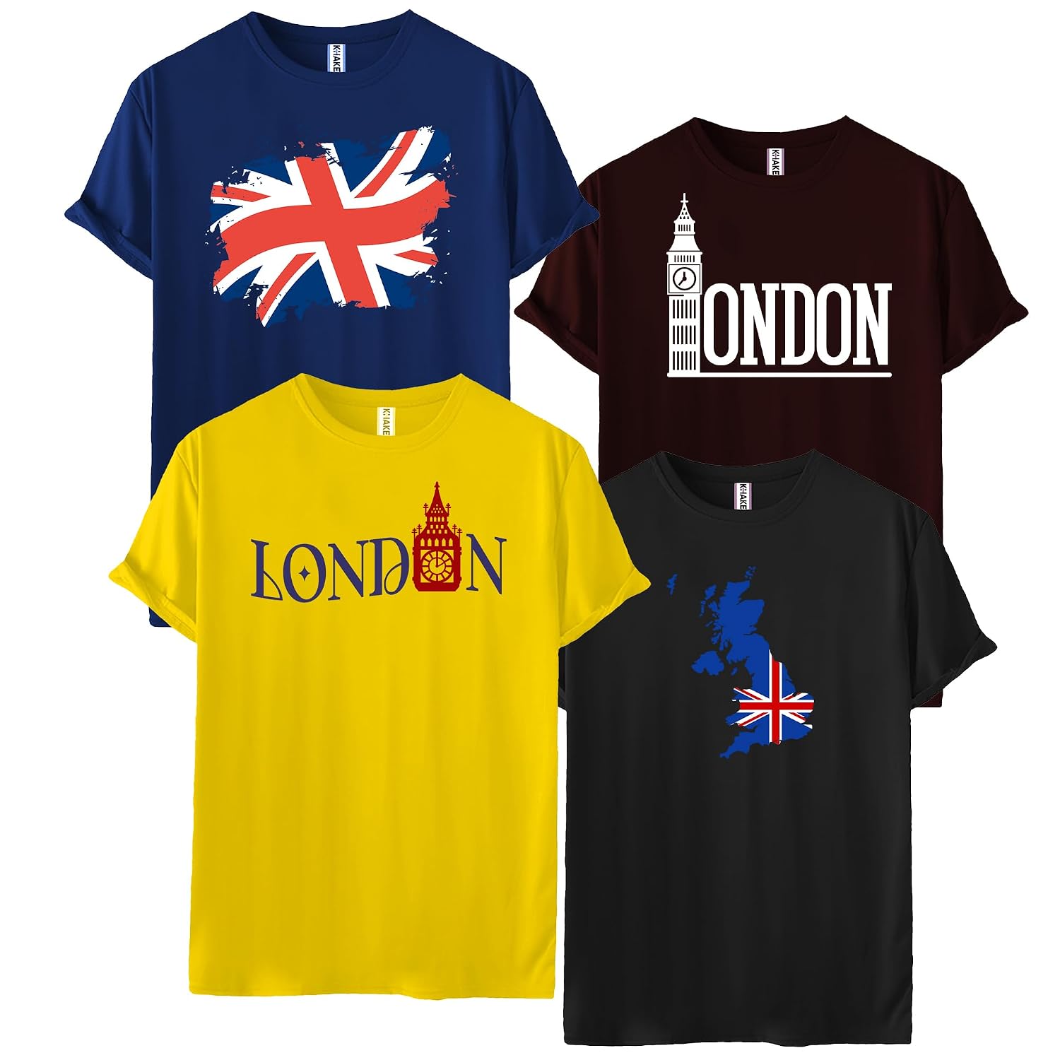 Khakey New Printed Stylish Tshirts for Boys Trendy Combo Tshirts Collection Pack of 4 - Review, Price and Buying Guide