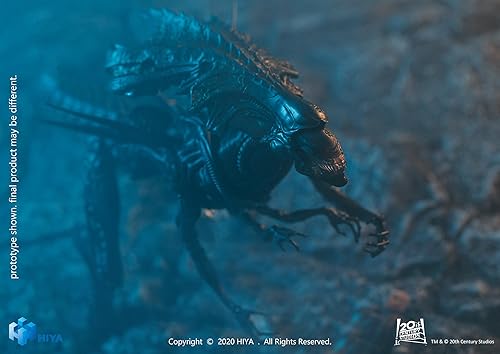 Miniatura 7 de Hiya Toys Exquisita serie miniatura escala 118 de 5 pulgadas AVP Battle Damage Alien Queen figura de acción multicolor