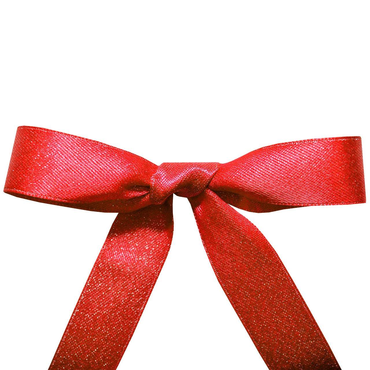 Morex Ribbon Ruban de satin argenté pailleté, 1,6 cm x 91,4 m, rouge pailleté