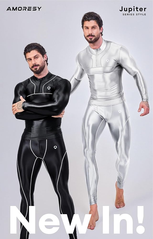 Amazon | [ASIAN CLOSET] M NavyBlue メンズレギンス AMORESY Jupiter