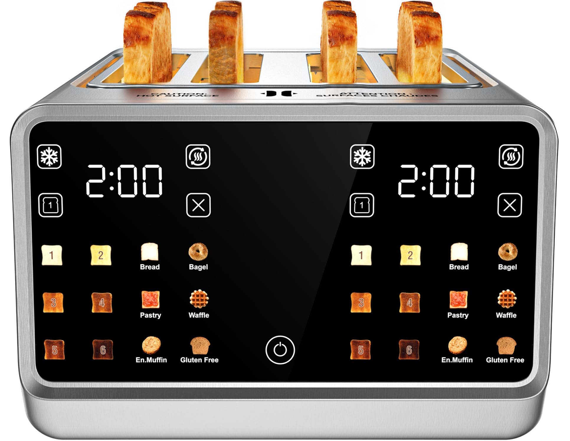 Foyoconven 4 Slice Toaster
