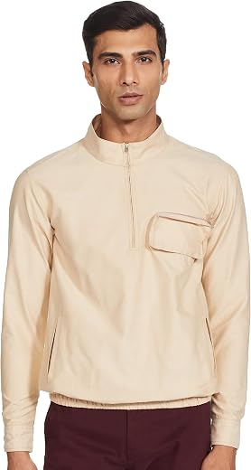 RIVER Men's Solid Regular Fit Shirt