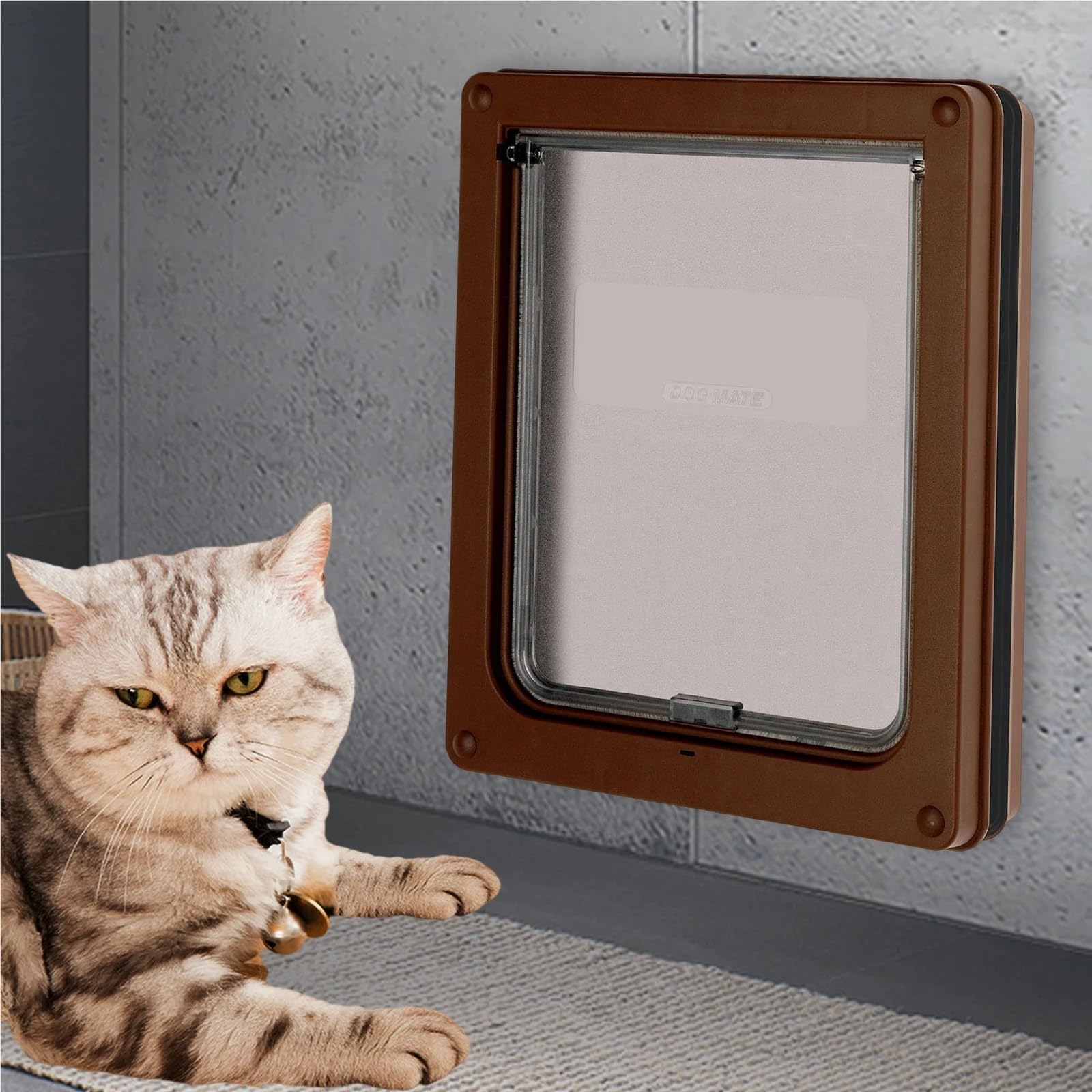 ABS-Kunststoff. Tiertür for Hunde und Katzen