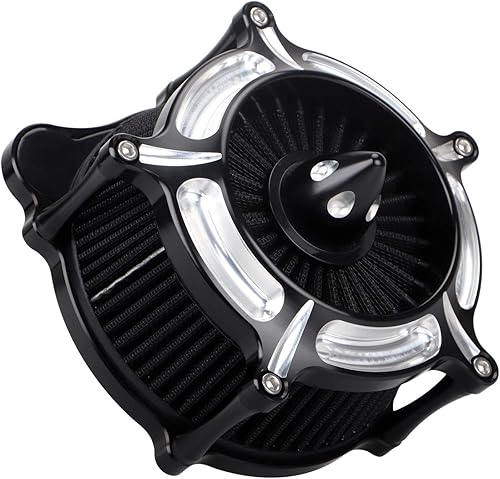 Miniatura 20 de Sistema de filtro de admisión de filtro de aire CNC cromado para Harley Touring Road King Electra Glide Street Glide & Trike 2008-2016