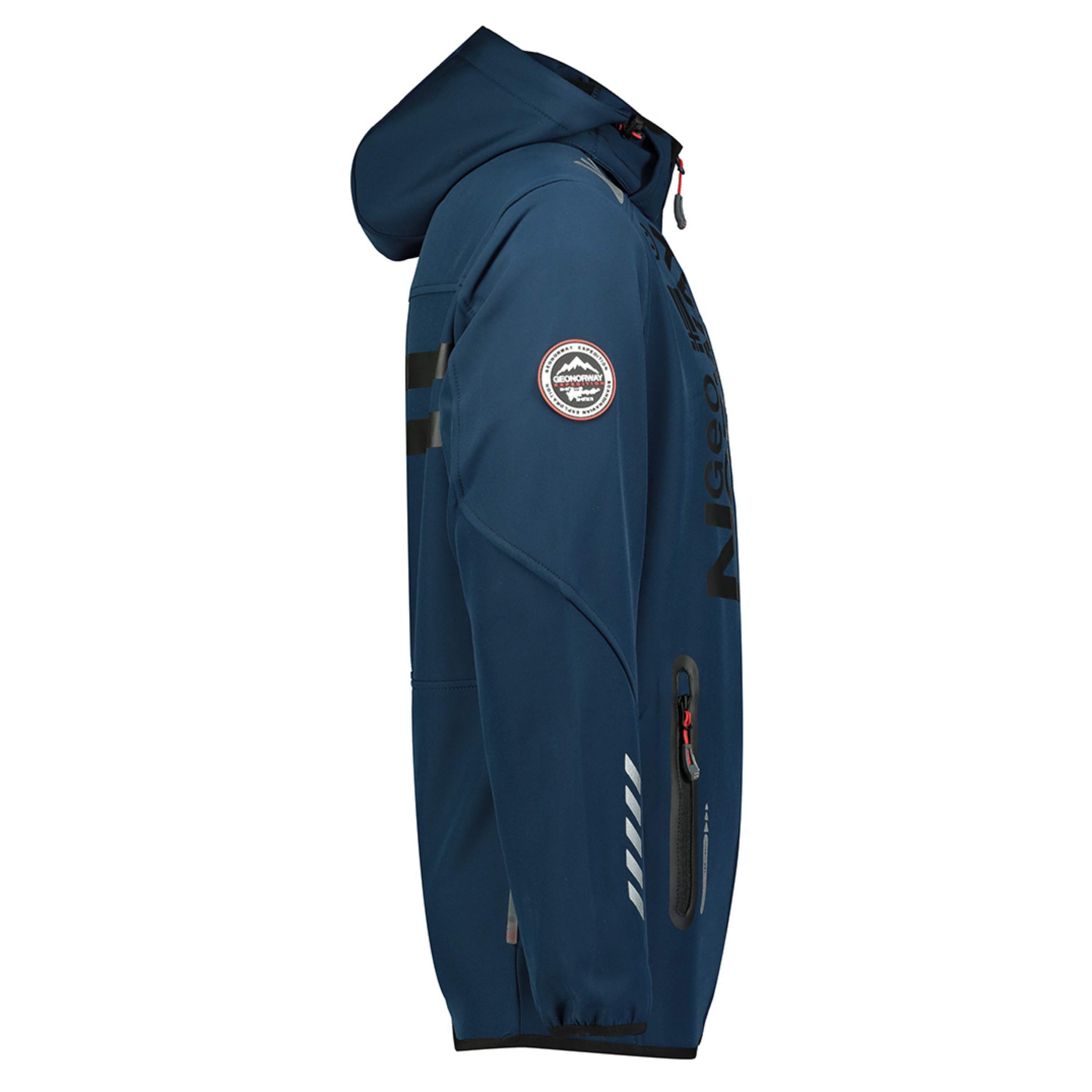 GEO NORWAY ROYAUTE MEN - Kurtka softshellowa Herren - Outdoor Ubergangsjacke Winddichte Winterjacke - Ideal Outdoor Aktivitäten - Softshelljacke Funktionsjacke Warme