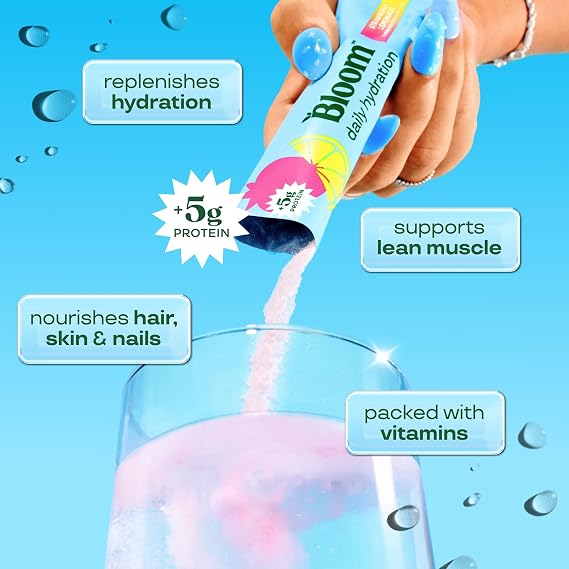 Bloom Energy Sticks Variety Pack and Hydration Sticks Strawberry Lemonade Bundle
