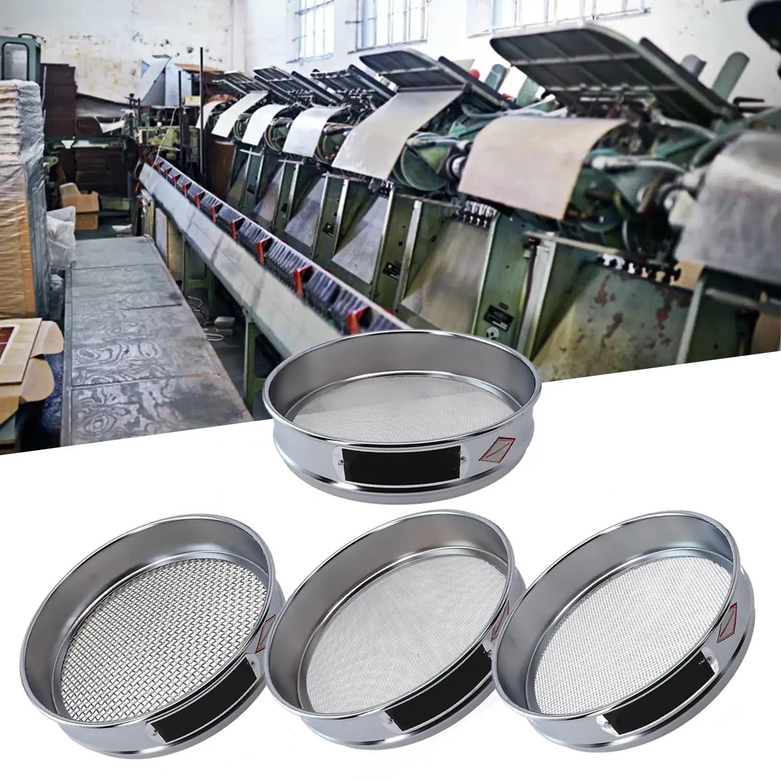 Filtre alimentaire professionnel avec cadre chromé 20 cm