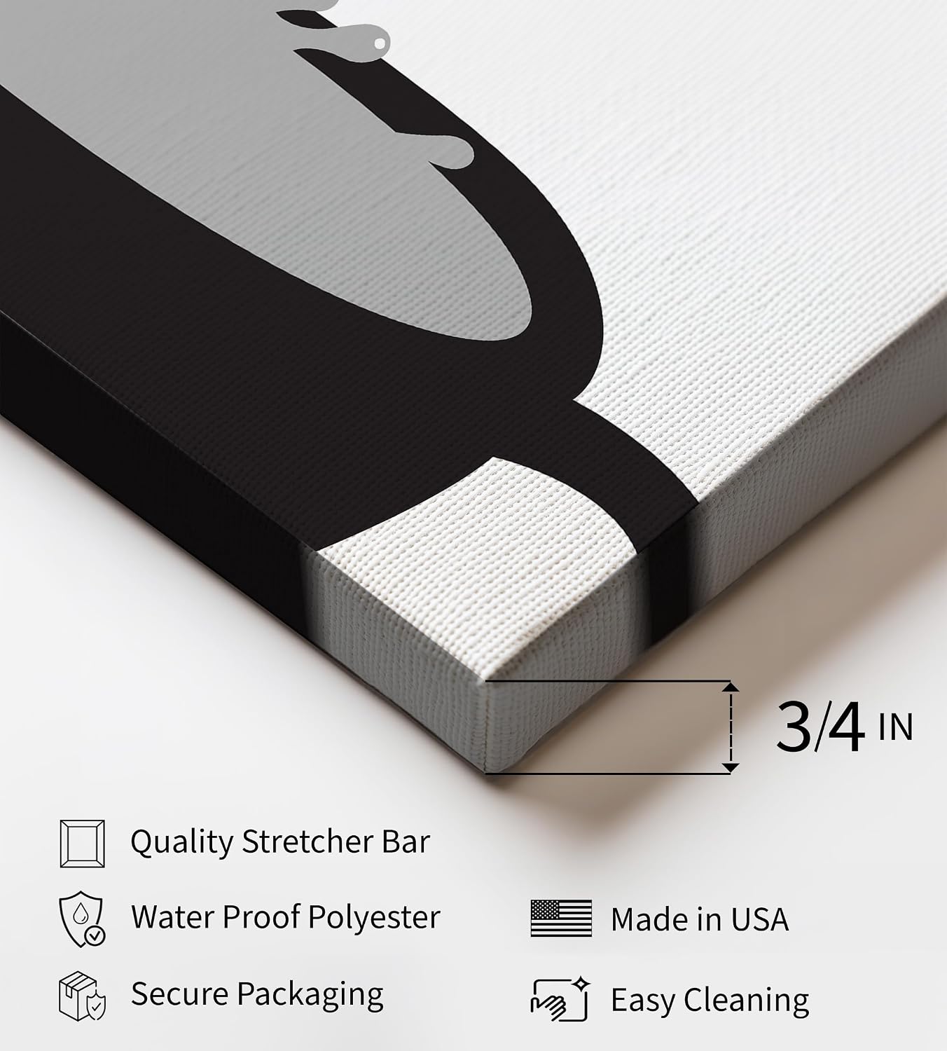 Poster Master Dive into Coffee Canvas - Cafe Print - Food & Drink Art - Coffee Plunge Wall Design - Espresso & Caffeine Art - Modern Coffeehouse or Kitchen Wall Decor - 8x10 STRETCHED Canvas