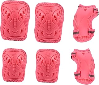 BESPORTBLE 1 Conjunto De Equipamentos De Proteção Para Crianças Joelheiras Protetores De Pulso Para Patinação Ciclismo Segurança Conjunto De Equipamentos Conjunto De Equipamentos De