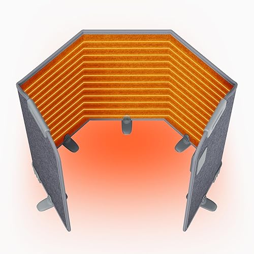 Under Desk Heater for Office, Foldable Under Desk Foot Warmer with 12H Timer & 8 Heat Levels, Portable Space Heater for Leg, Foot and Ankle, Safe &