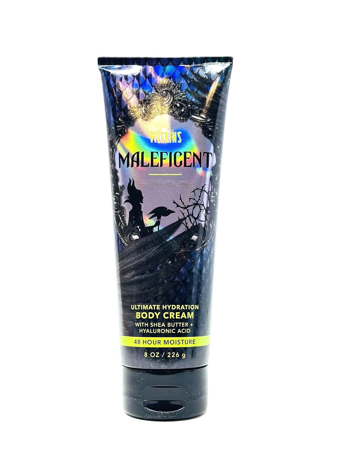 Bath and Body Villains Maleficent Ultimate Hydration Body Cream 8 oz / 226 g Fragrance notes: sinister plum, midnight berries and mystical woods