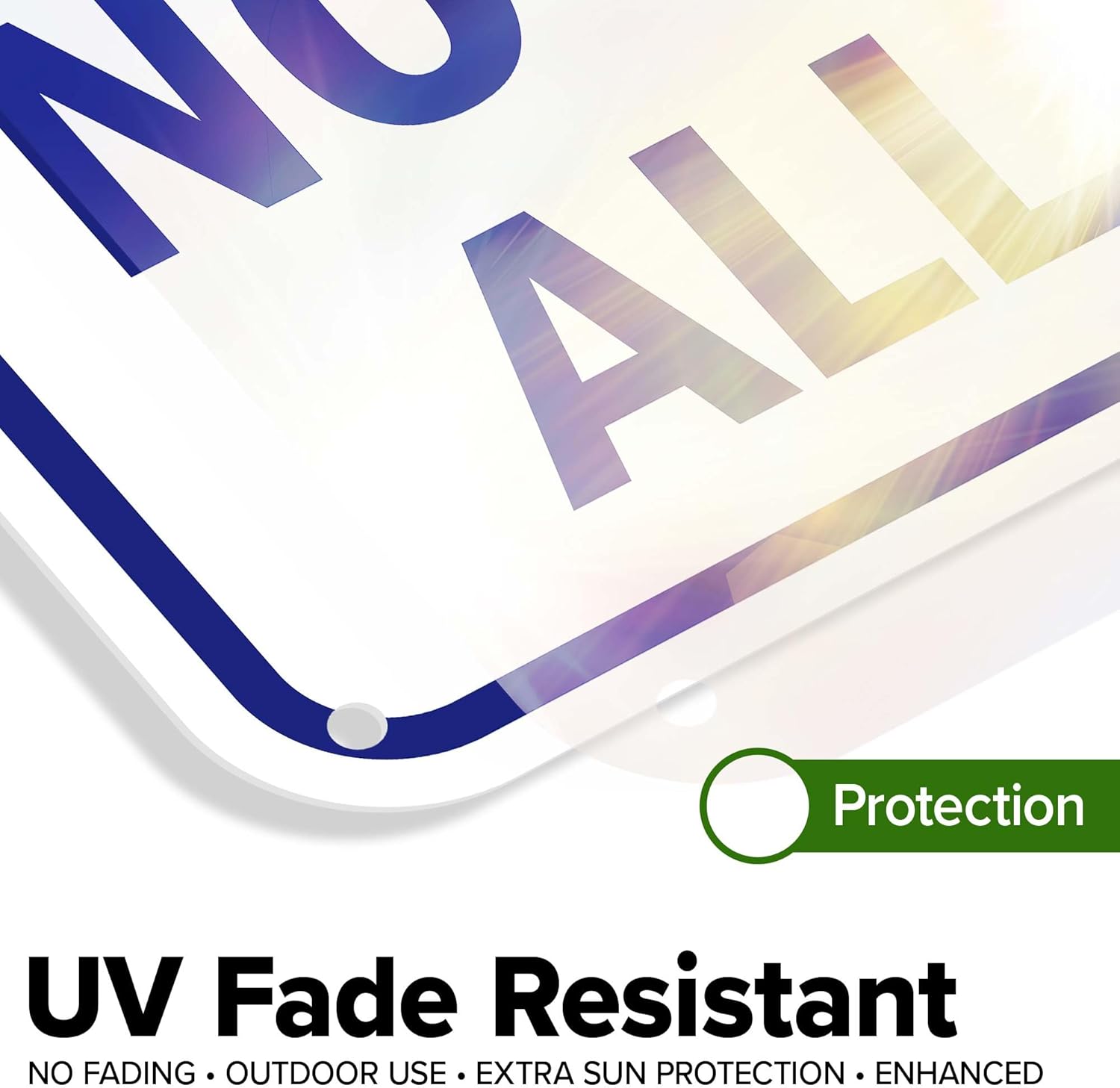 Notice No Fishing Allowed Sign, 18x24 Inches, 55 mil thick HDPS (high density polystyrene), Made in USA by My Sign Center