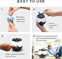 Vista 4 de Thermacell E-Series Rechargeable Mosquito Repeller with 20’ Mosquito Protection Zone; Bug Spray Alternative; Scent Free