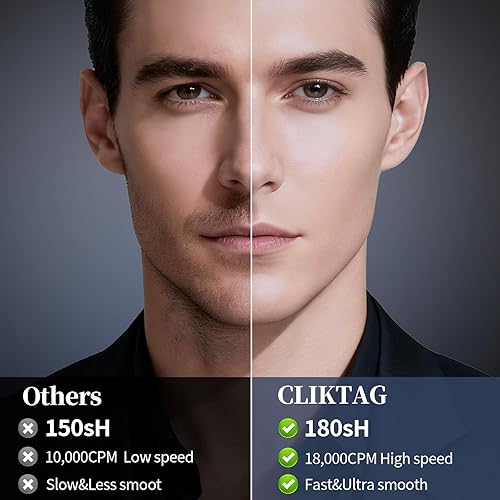Miniatura 4 de Mini afeitadora eléctrica de aluminio para hombres, maquinilla de afeitar eléctrica portátil de viaje para cara, IPX7 impermeable, recargable USB-C,