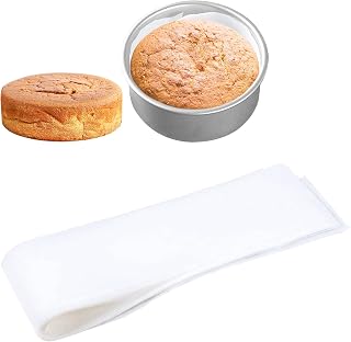 500 Pieces Disposable Baking Paper Cake Strips,Baking Strips for Cake Pans,Precut Rectangle (Extra large- 10 Inch)