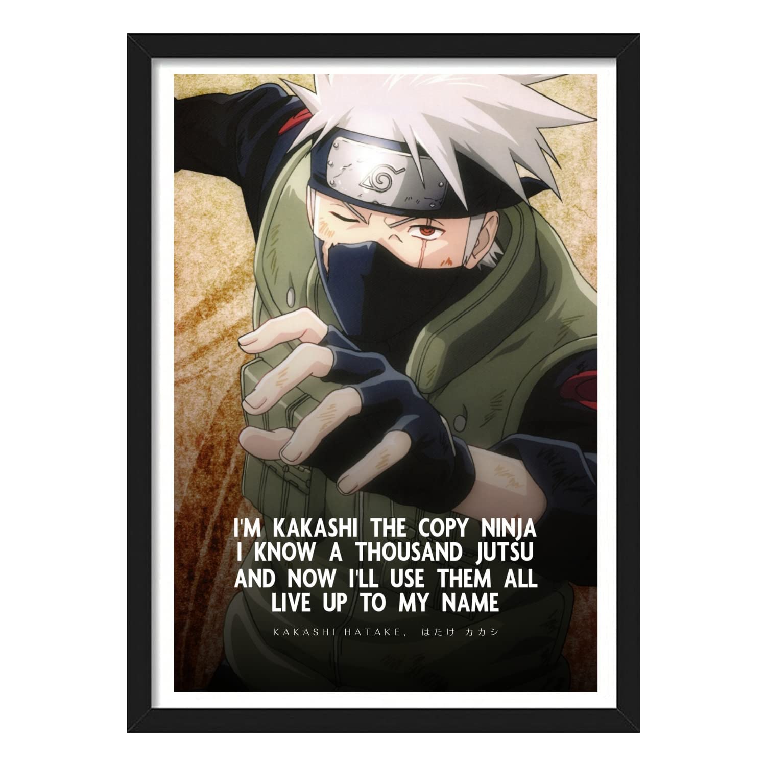 Naruto Shippuden Framed Poster - Minato Namikaze Art -14