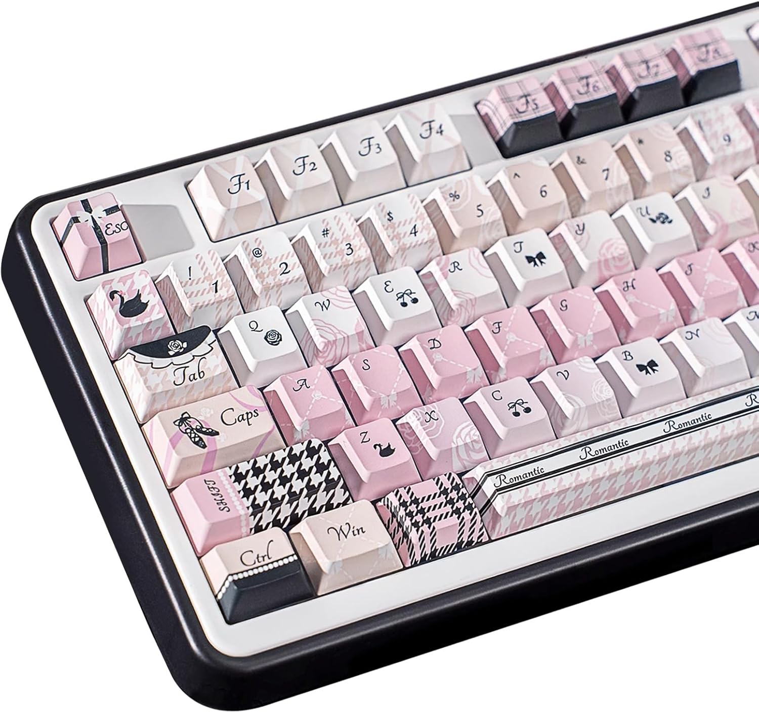 PBT Keycaps, 138 Keys Pumpkin Ghost Halloween Theme Cherry Profile Keycaps Dye-Sublimation, Cute Custom Keyboard Keycap Set for MX Switches Mechanical Gaming Keyboard